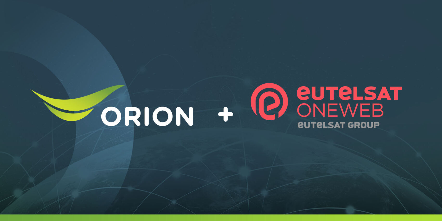 Orion Announces Eutelsat OneWeb Partnership,  Unveiling Innovative Multi-Orbit Solution.